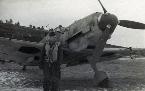 Bf109 van JG52 in februari 1942 (foto NIMH)