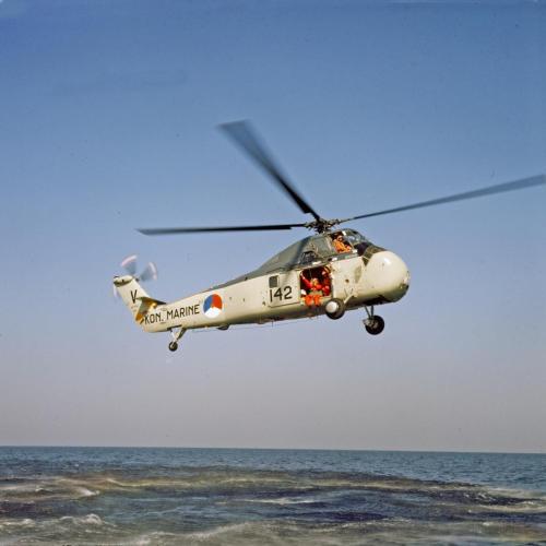 UH-34J tijdens een reddingsdemonstratie